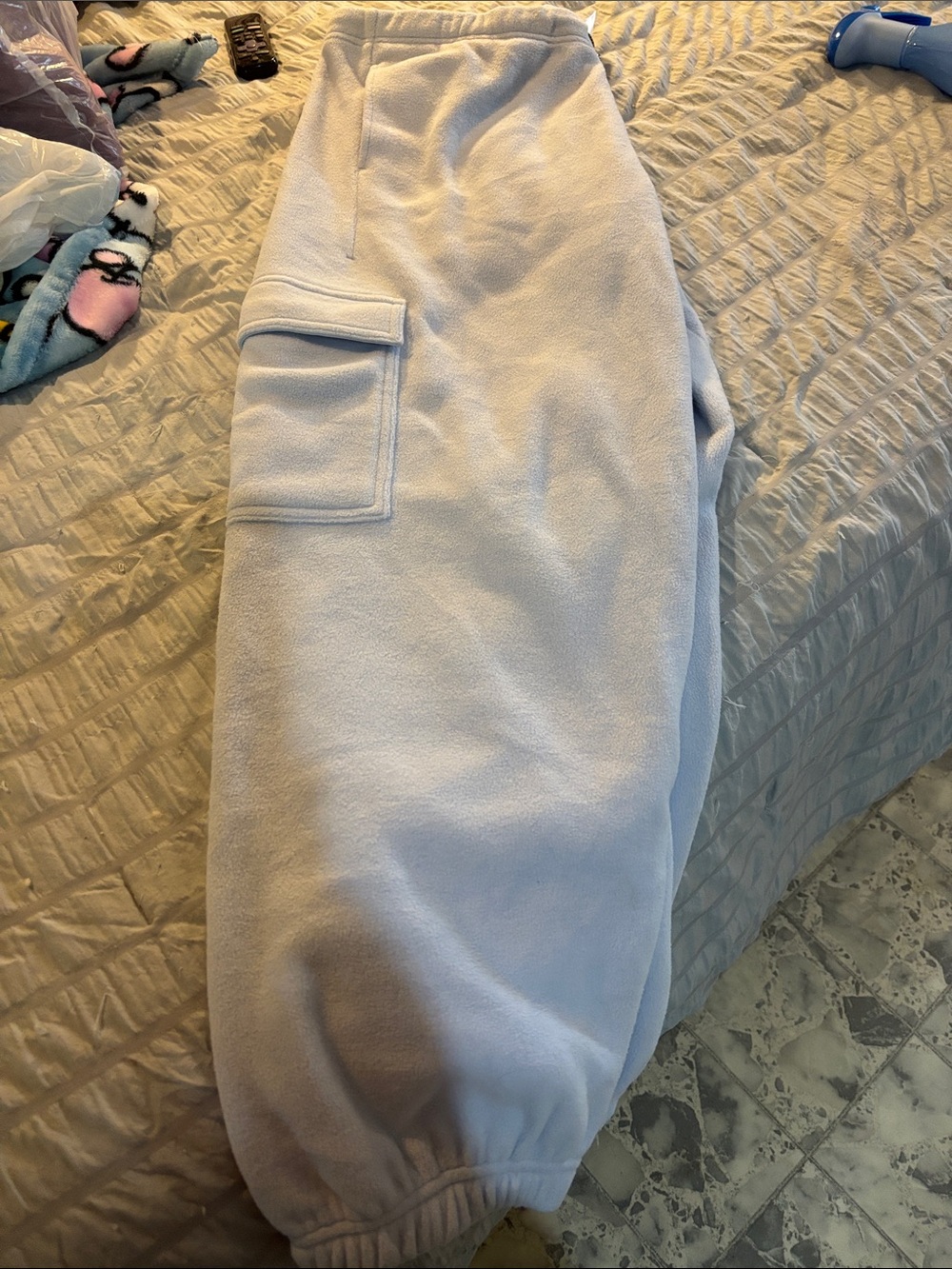 Calvin Klein Pale Blue Fleece Joggers